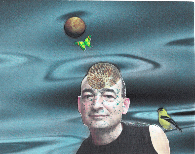 Jos&eacute; Acquelin. Collage de l'auteur.